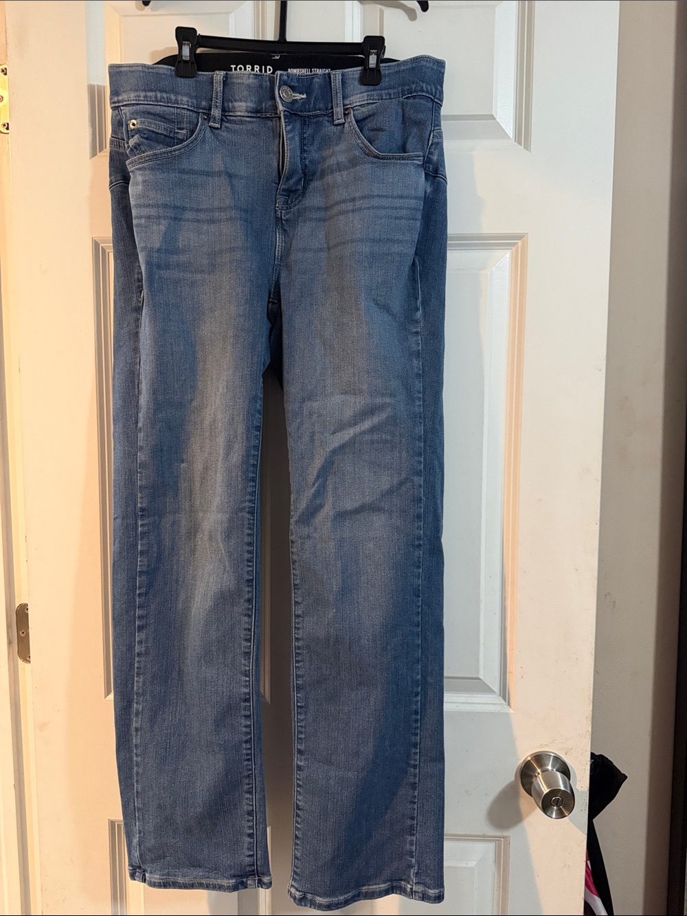 torrid Light Blue Straight-Leg Jeans